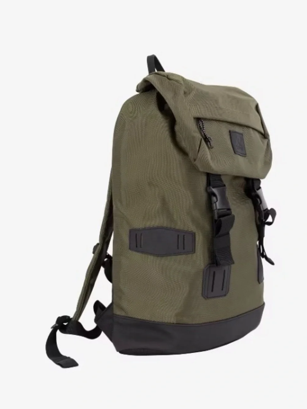 X Ray Rucksack Canvas Backpack Dark Olive Green